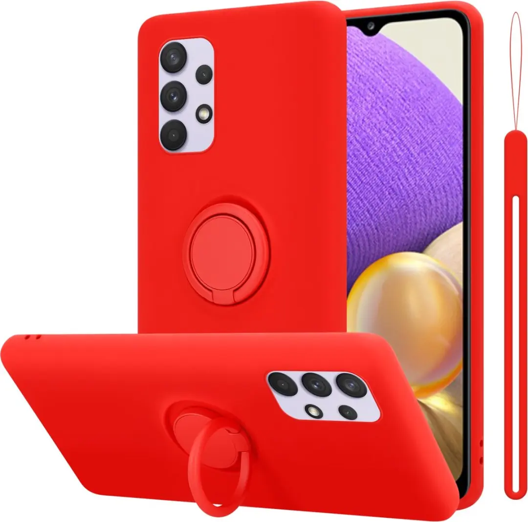 Cadorabo Hoesje geschikt voor Samsung Galaxy A33 5G in LIQUID ROOD
