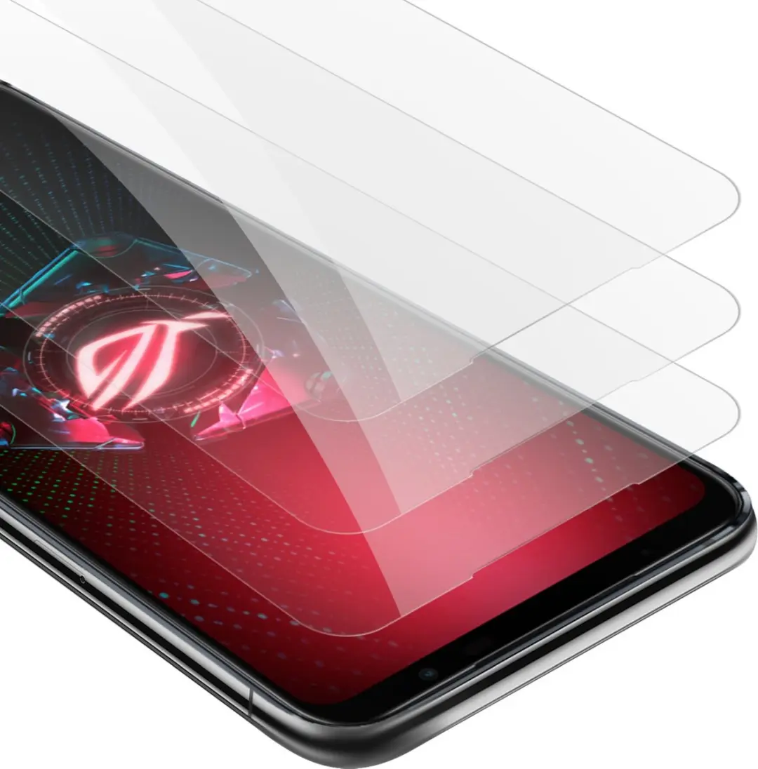 Cadorabo 3x Screenprotector geschikt voor Asus ROG Phone 5
