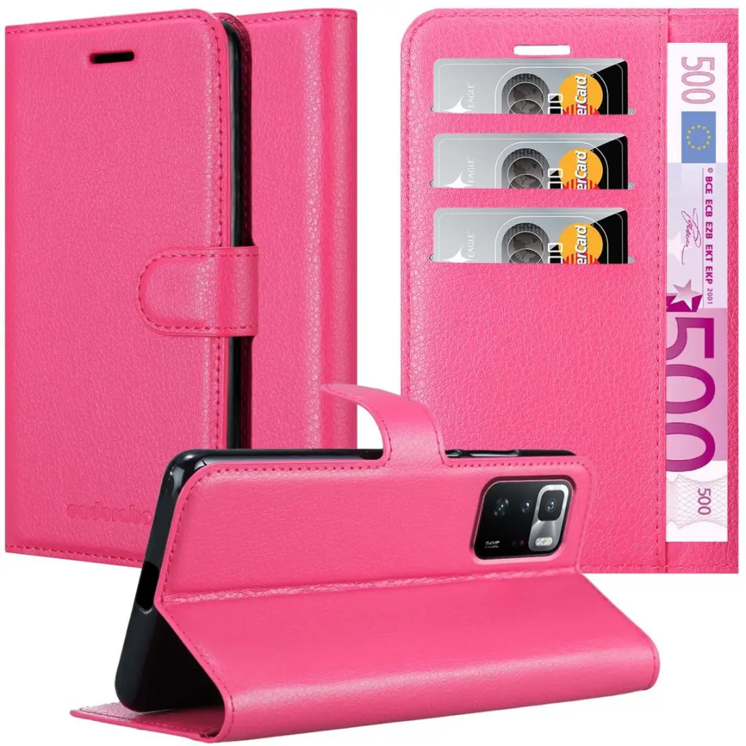 Cadorabo Hoesje geschikt voor Xiaomi POCO X3 GT in KERSEN ROZE
