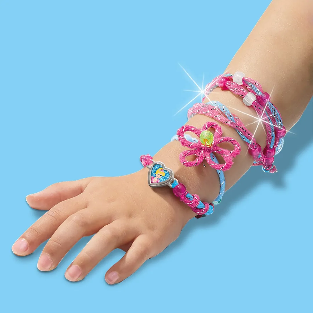 SES Creative Hobby Pink Glitter Armbanden - 14 Stuks
