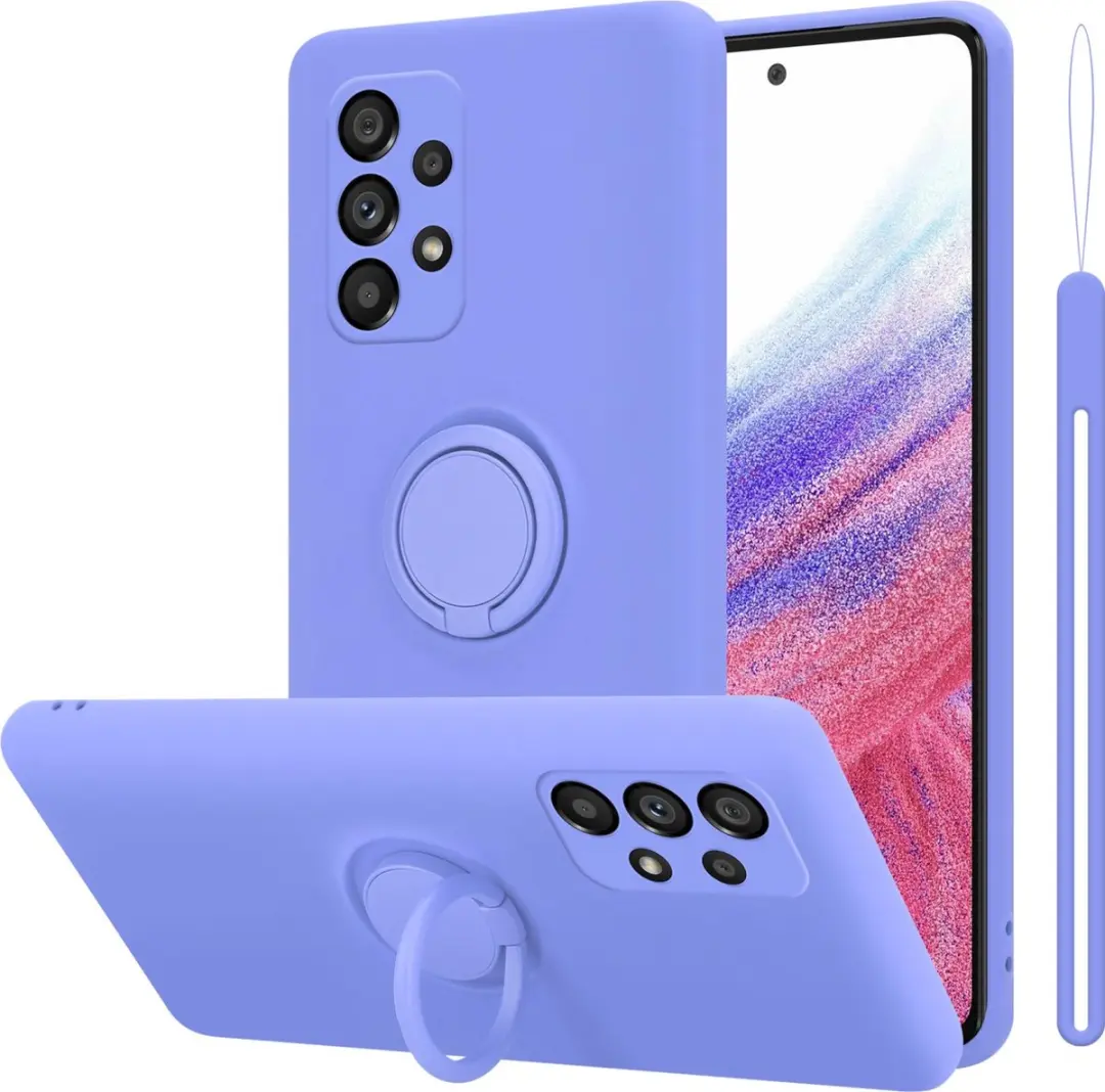 Cadorabo Hoesje geschikt voor Samsung Galaxy A53 5G in LIQUID LICHT PAARS