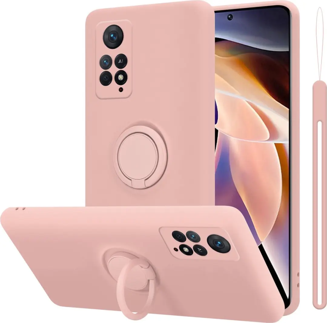 Cadorabo Hoesje geschikt voor Xiaomi RedMi NOTE 11 PRO 4G / 5G in LIQUID ROZE