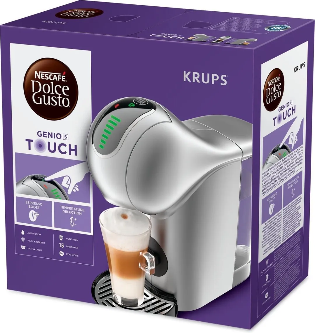 Krups KP440EK Elektrisch Koffiezetapparaat - Dolce Gusto - 1500W - Zilver