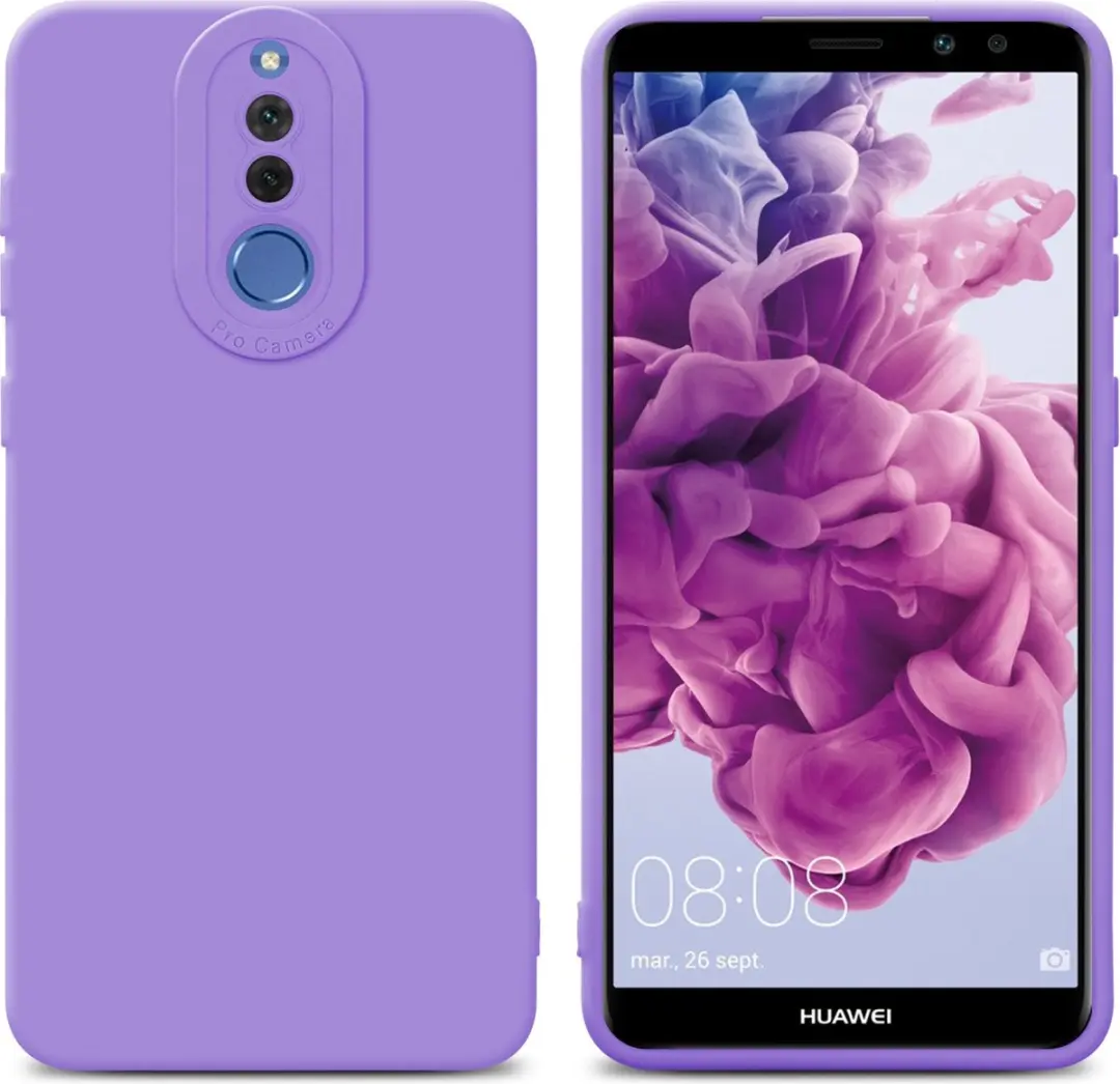 Cadorabo Hoesje geschikt voor Huawei MATE 10 LITE in FLUID LICHT PAARS
