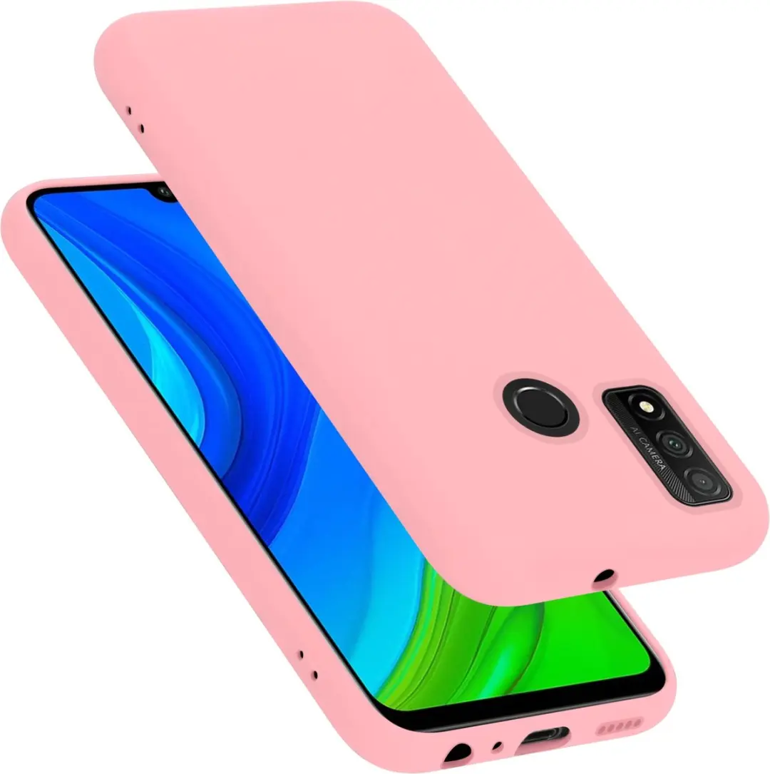 Cadorabo Hoesje geschikt voor Huawei P SMART 2020 in LIQUID ROZE