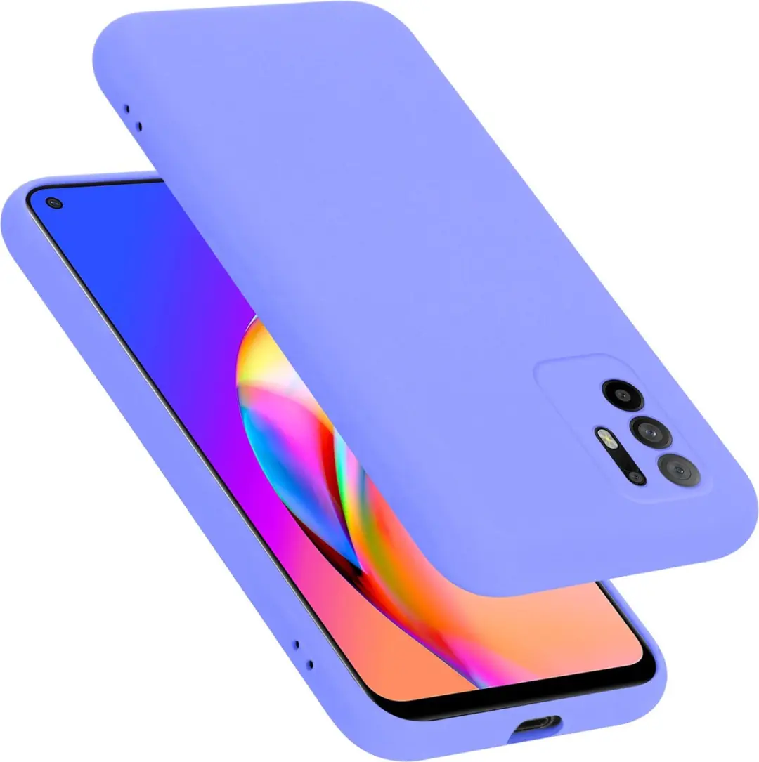 Cadorabo Hoesje geschikt voor Oppo A94 5G in LIQUID LICHT PAARS