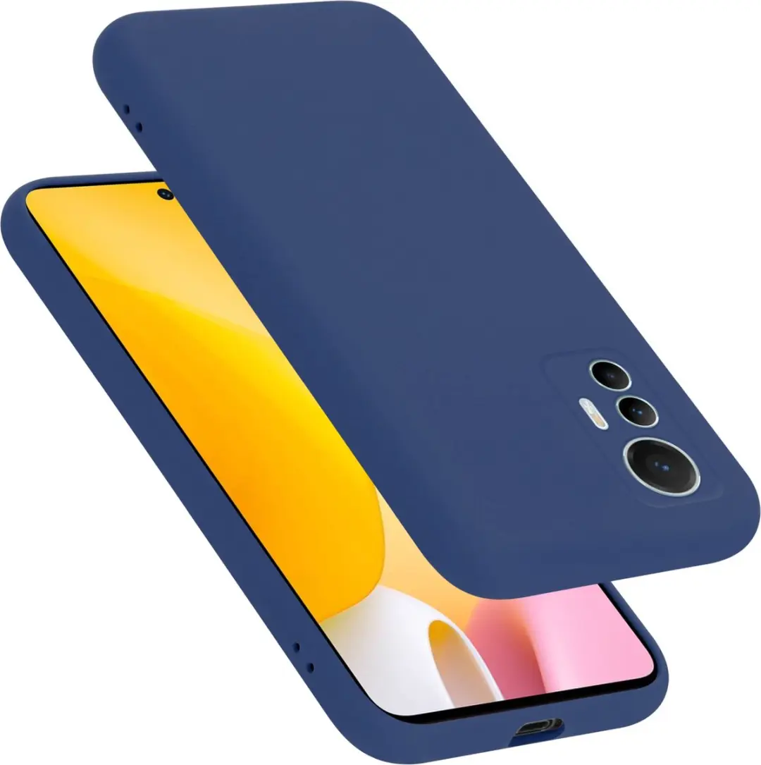 Cadorabo Hoesje geschikt voor Xiaomi 12 LITE in LIQUID BLAUW