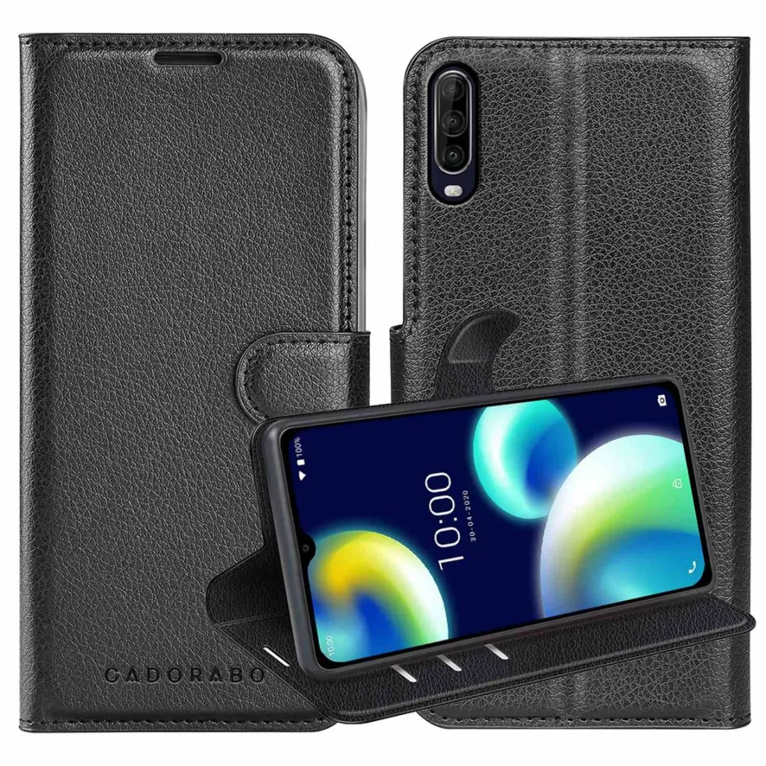 Cadorabo Hoesje geschikt voor WIKO VIEW 4 LITE in PHANTOM ZWART