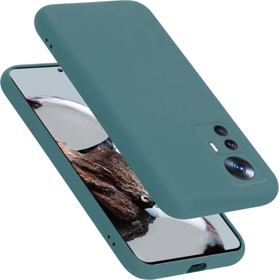 Cadorabo Hoesje geschikt voor Xiaomi 12T / 12T PRO in LIQUID GROEN