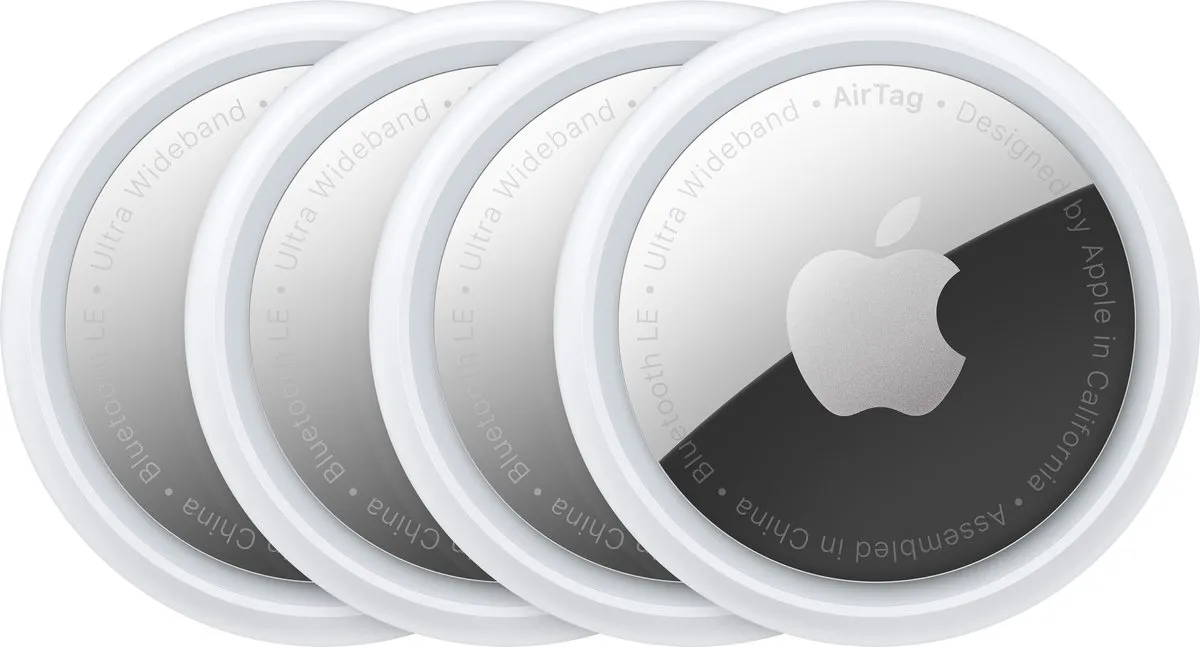 Apple AirTag 1e generatie - 4 Stuks - Wit
