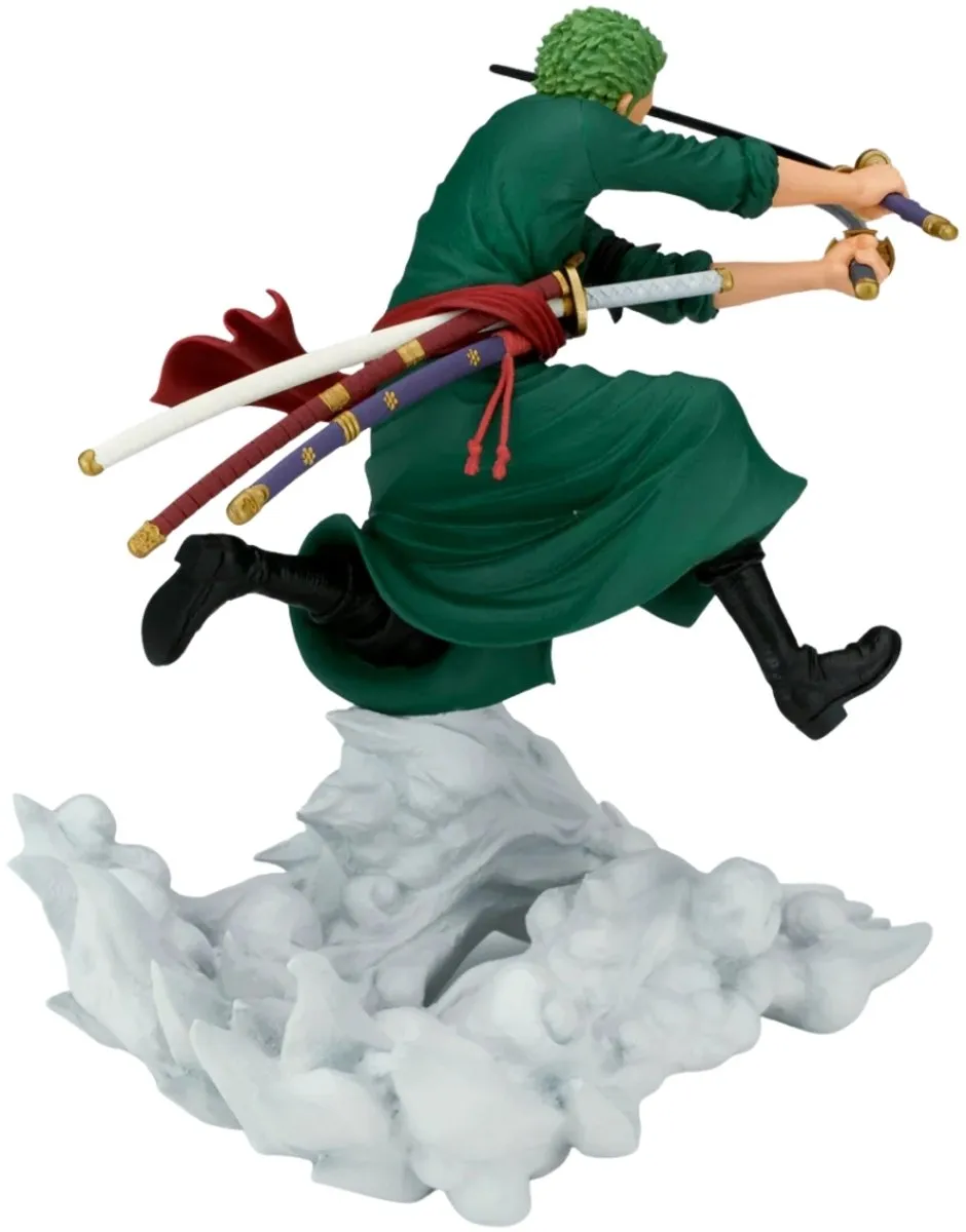 Bandai One Piece Senkozekkei Roronoa Zoro Egghead Version - Multicolour