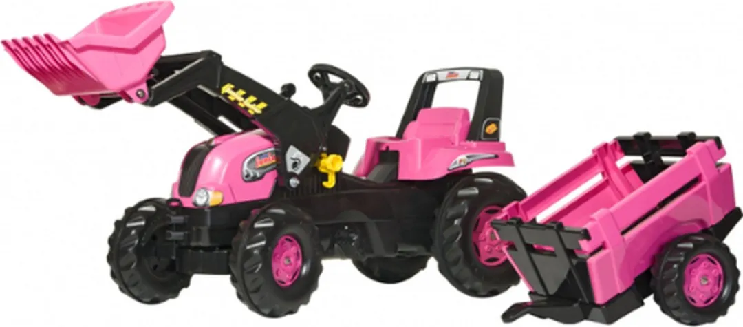 Rolly Toys Kid Junior RT81310 Speelgoedtrekker met Aanhangwagen