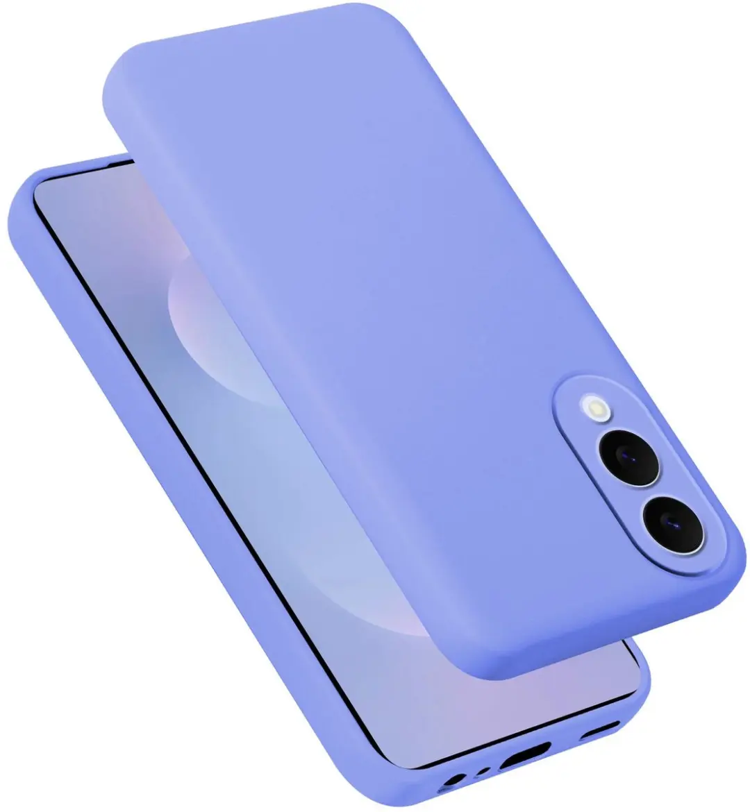 Cadorabo Hoesje geschikt voor Samsung Galaxy S25 Edge Case in Liquid Lichte Paar