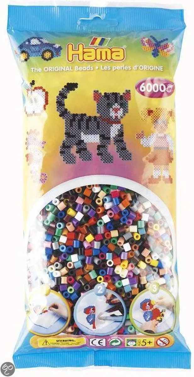 Hama Strijkkralen Mix Multicolor - afbeelding 6 van 6