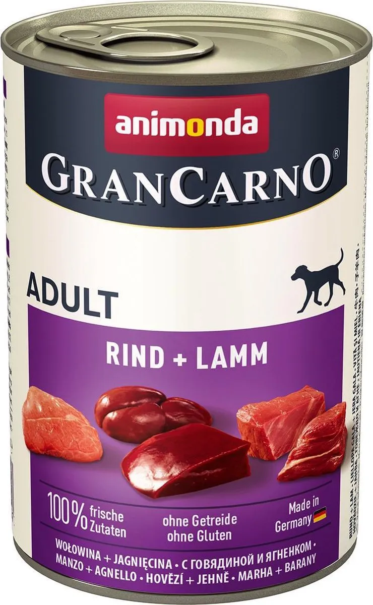 Animonda Grancarno Adult Rund + Lam Hondenvoer
