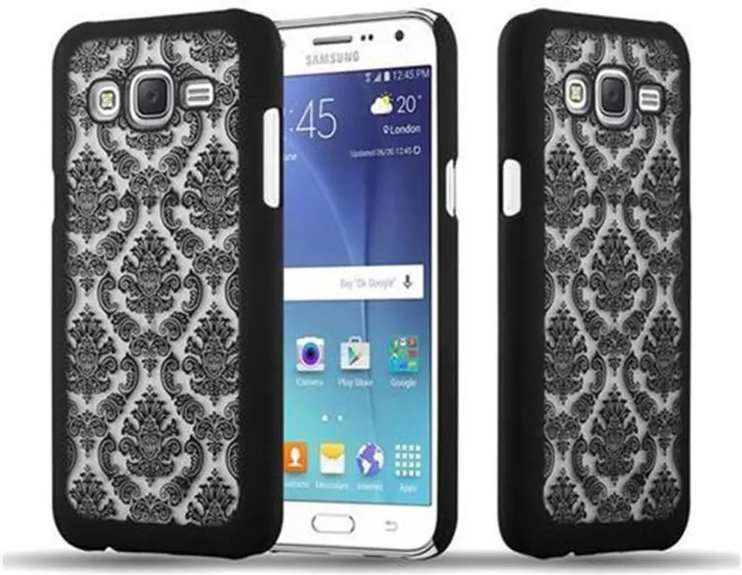 Cadorabo Hoesje geschikt voor Samsung Galaxy J5 2015 in ZWART