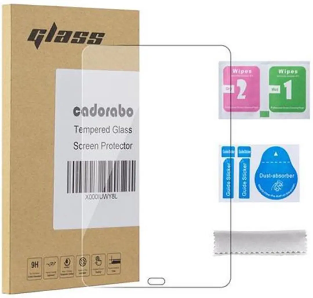 Cadorabo Screenprotector geschikt voor Samsung Galaxy Tab E (9.7 Zoll) in KRISTA