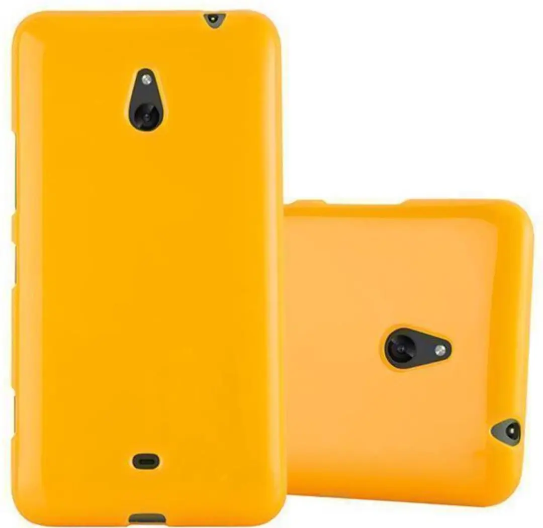 Cadorabo Hoesje geschikt voor Nokia Lumia 1320 in JELLY GEEL