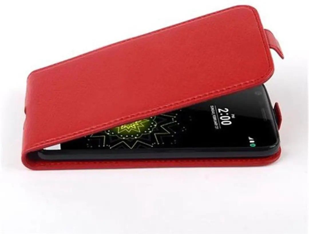 Cadorabo Hoesje geschikt voor LG G5 in INFERNO ROOD