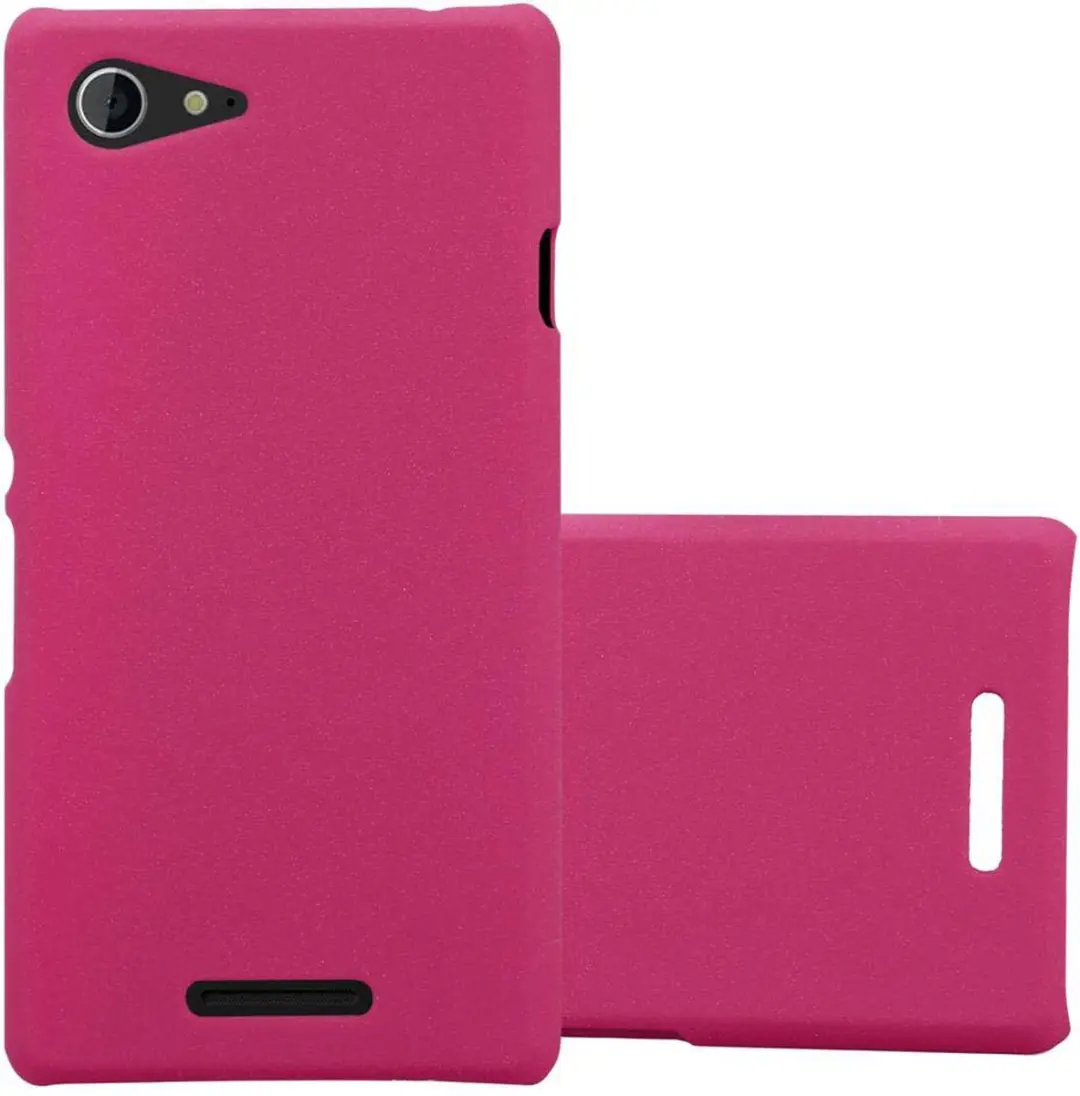 Cadorabo Hoesje geschikt voor Sony Xperia E3 in FROSTY ROZE