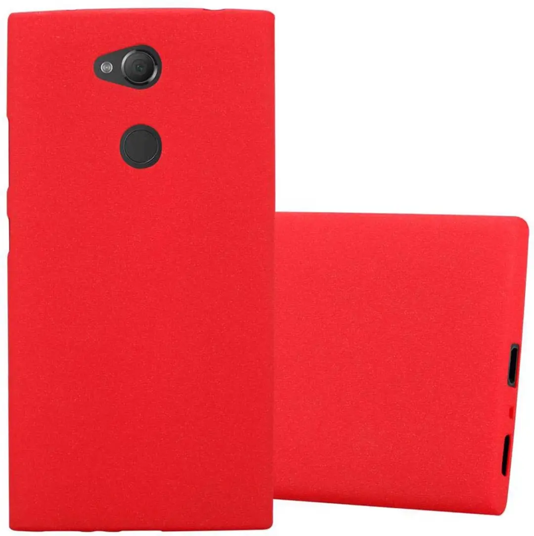 Cadorabo Hoesje geschikt voor Sony Xperia L2 in FROST ROOD