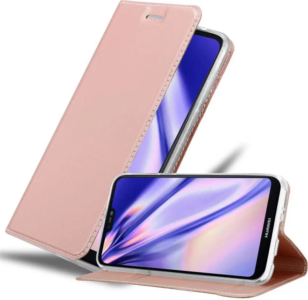 Cadorabo Hoesje geschikt voor Huawei P20 LITE 2018 / NOVA 3E in CLASSY ROSE GOUD