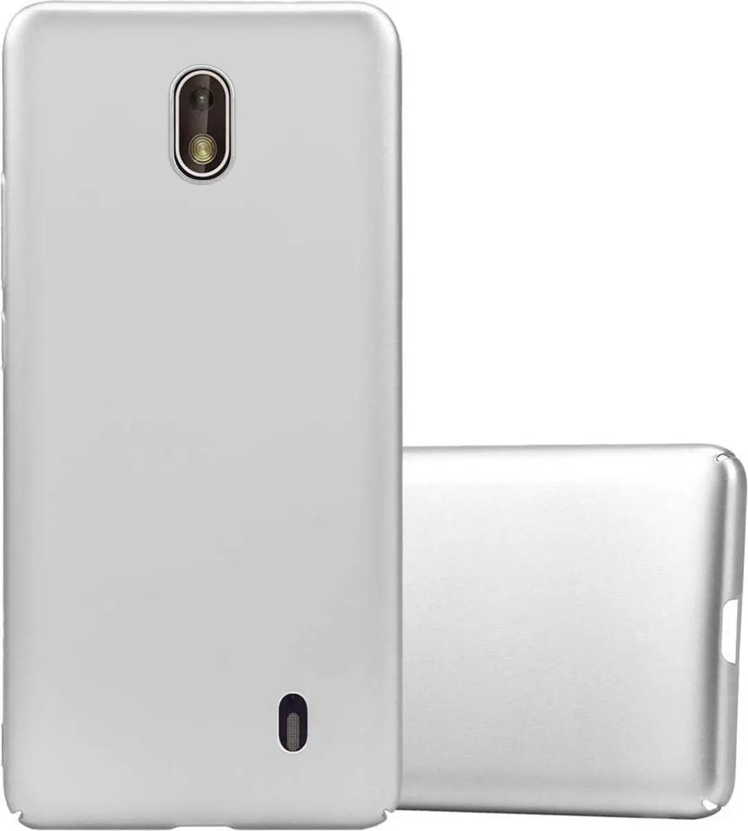 Cadorabo Hoesje geschikt voor Nokia 1 2018 in METAAL ZILVER