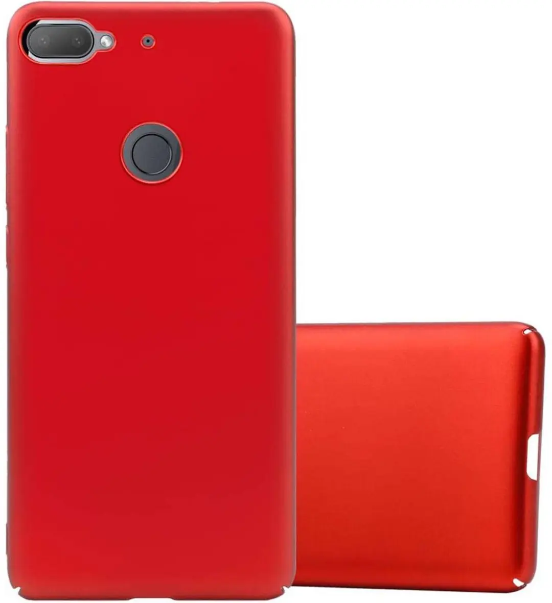 Cadorabo Hoesje geschikt voor HTC Desire 12 PLUS in METAAL ROOD