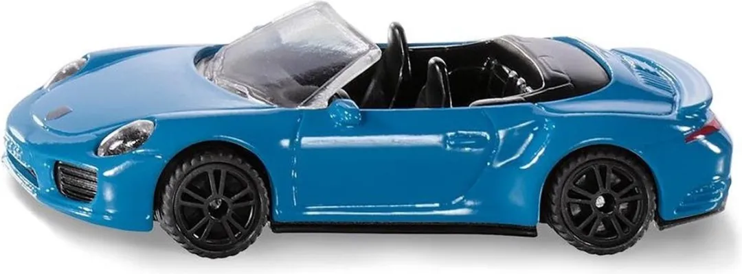 SIKU 1523 Porsche 911 Turbo S Convertible - Blauw