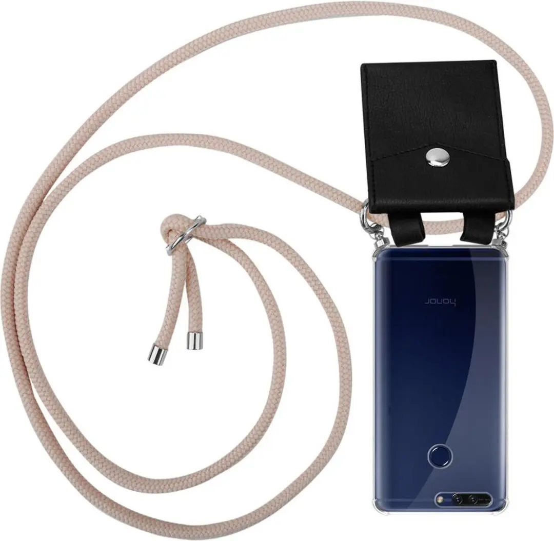 Cadorabo Hoesje geschikt voor Honor 8 PRO in PEARLY ROSE GOUD