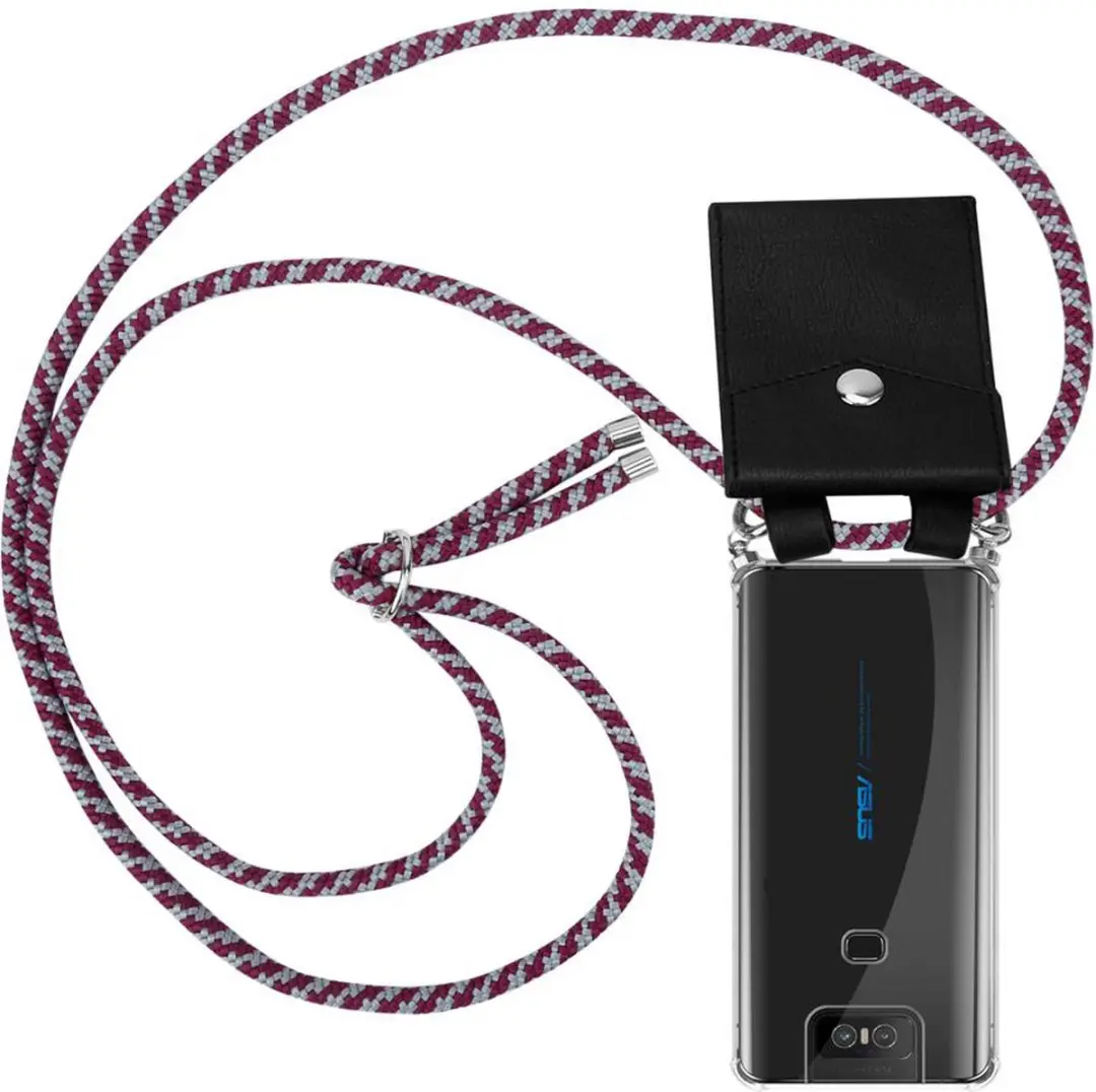 Cadorabo Hoesje geschikt voor Asus ZenFone 6 in ROOD WIT