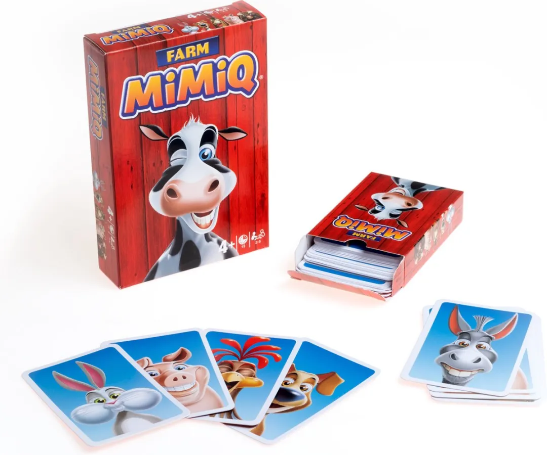 SmartGames MiMiQ Farm Kaartspel - 34 Kaarten - Multicolor