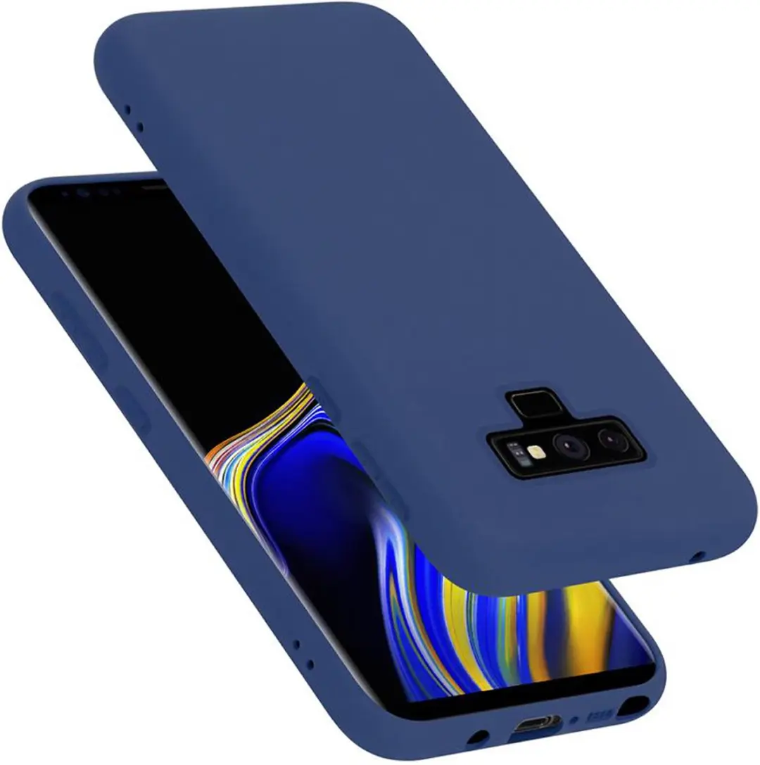 Cadorabo Hoesje geschikt voor Samsung Galaxy NOTE 9 in LIQUID BLAUW