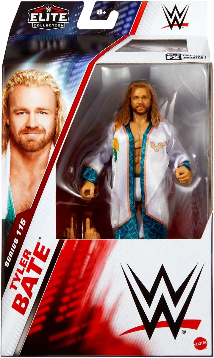 Mattel WWE Elite Collectie Tyler Bate Actiefiguur JCJ02 - Meerkleurig
