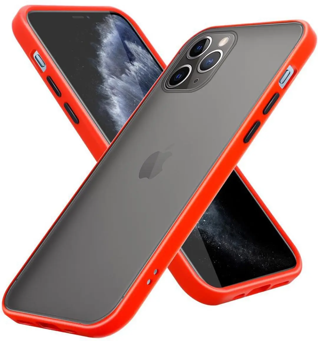 Cadorabo Hoesje geschikt voor Apple iPhone 11 PRO MAX in Mat Rood