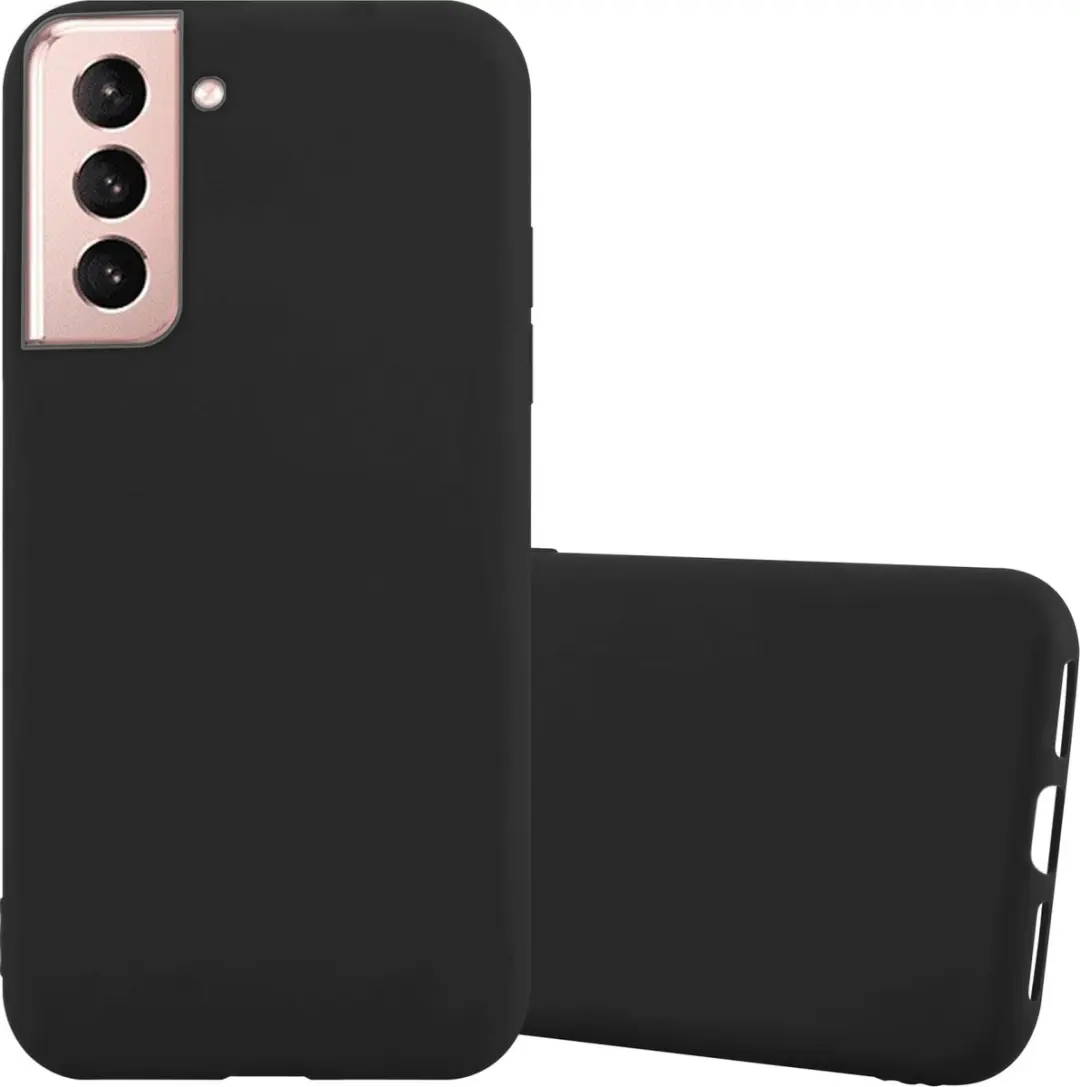 Cadorabo Hoesje geschikt voor Samsung Galaxy S21 5G in CANDY ZWART