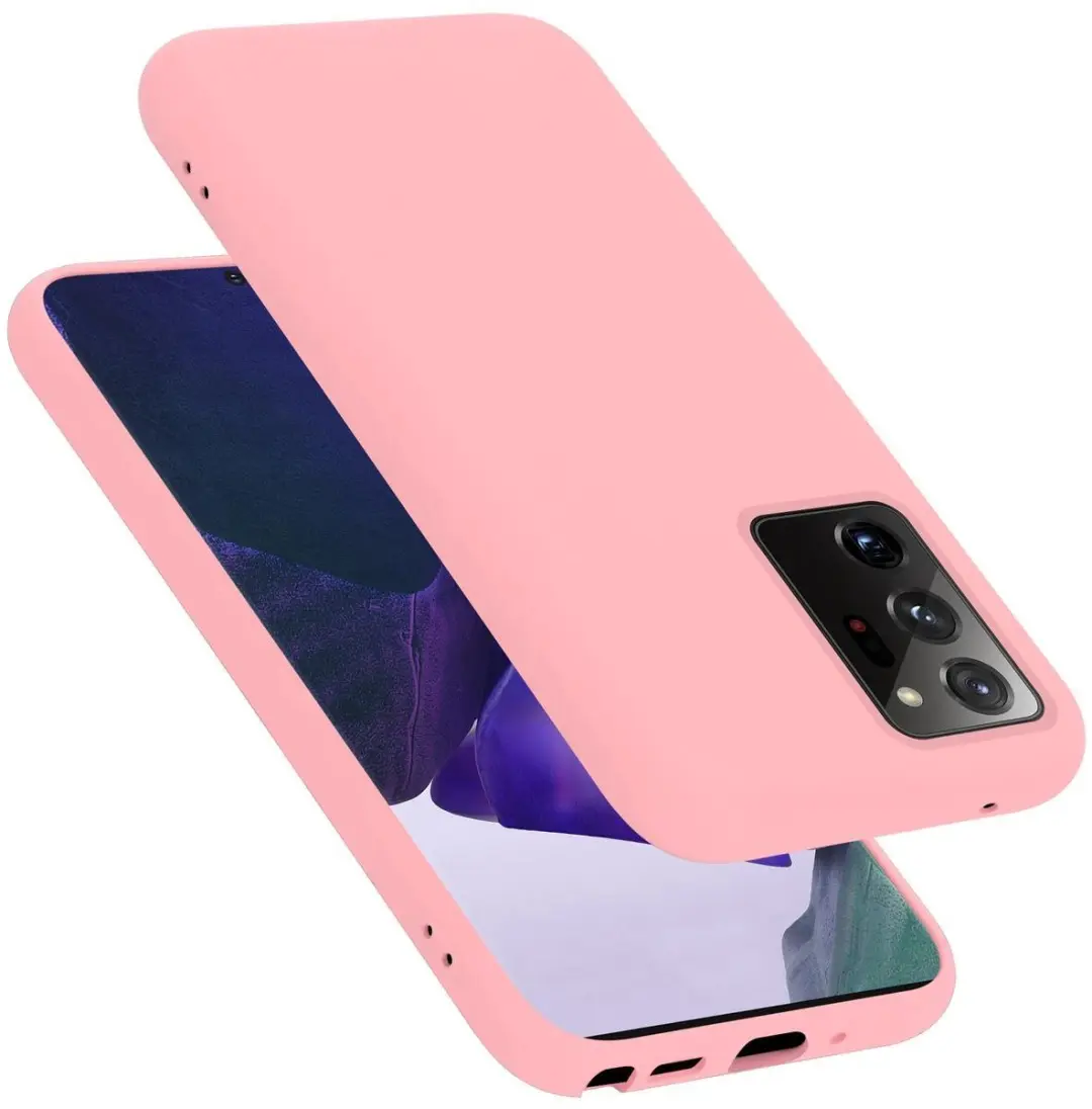 Cadorabo Hoesje geschikt voor Samsung Galaxy NOTE 20 ULTRA in LIQUID ROZE