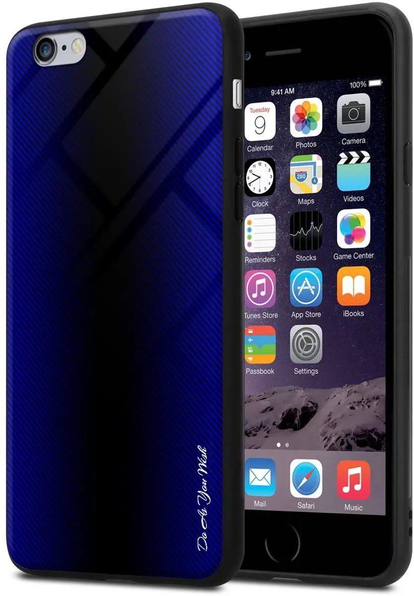 Cadorabo Hoesje geschikt voor Apple iPhone 6 PLUS / 6S PLUS in KOBALT PAARS