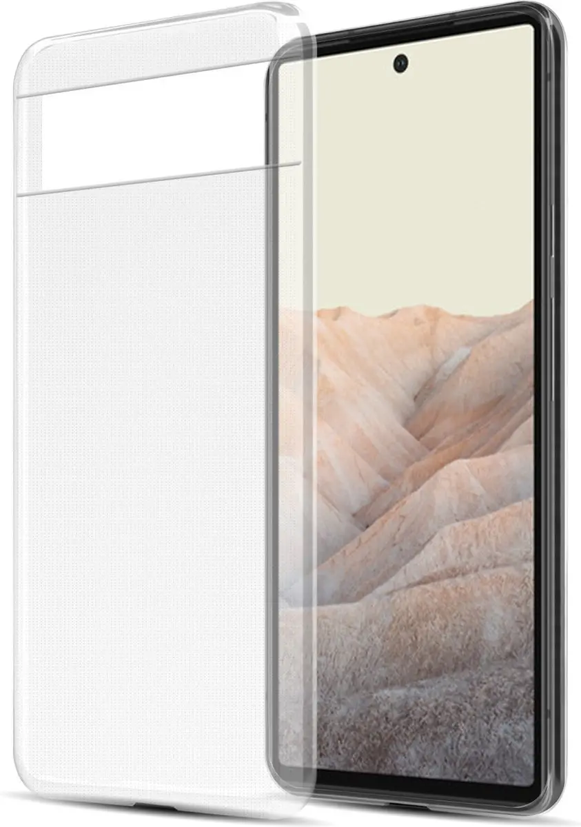 Cadorabo Hoesje geschikt voor Google PIXEL 6 in VOLLEDIG TRANSPARANT