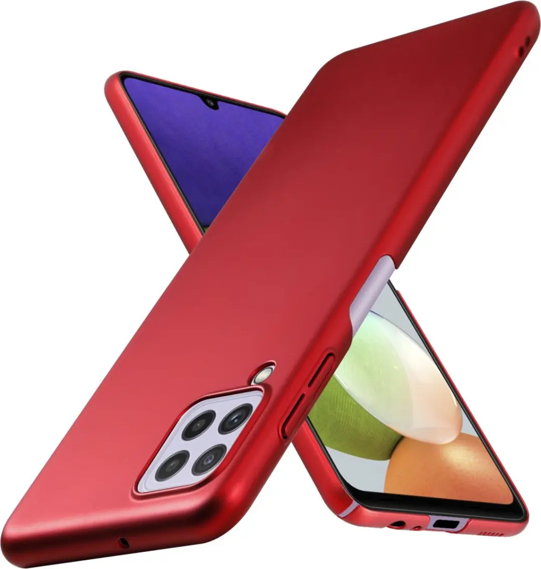 Cadorabo Hoesje geschikt voor Samsung Galaxy A22 4G / M22 / M32 4G in METAAL ROO