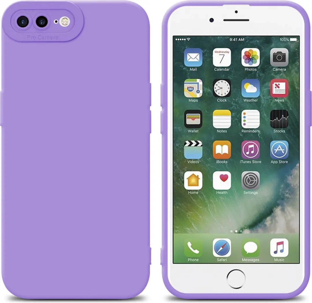 Cadorabo Hoesje geschikt voor Apple iPhone 7 PLUS / 7S PLUS / 8 PLUS in FLUID LI