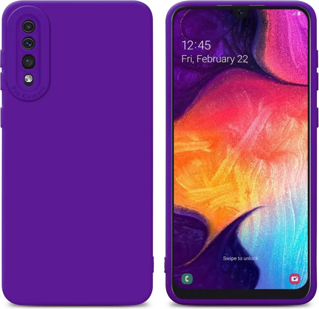 Cadorabo Hoesje geschikt voor Samsung Galaxy A50 4G / A50s / A30s in FLUID DONKE