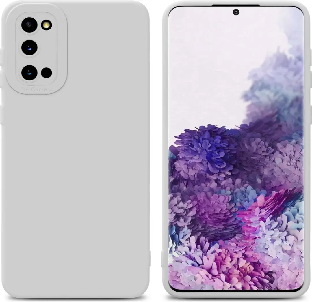Cadorabo Hoesje geschikt voor Samsung Galaxy S20 in FLUID WIT