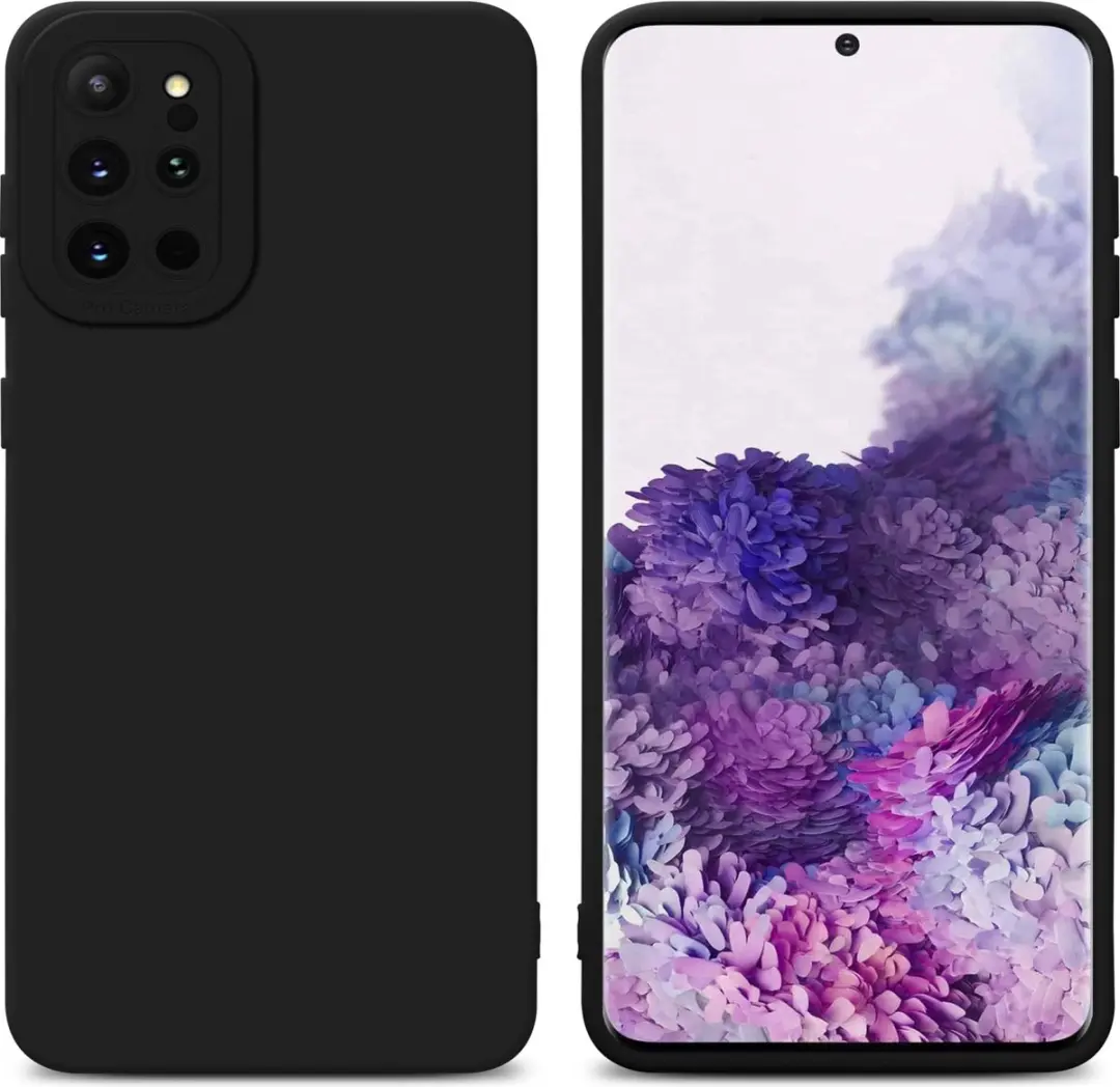 Cadorabo Hoesje geschikt voor Samsung Galaxy S20 PLUS in FLUID ZWART