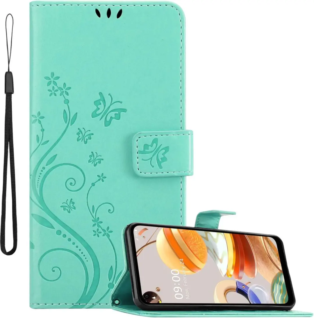 Cadorabo Hoesje geschikt voor LG K61 in Turkoois