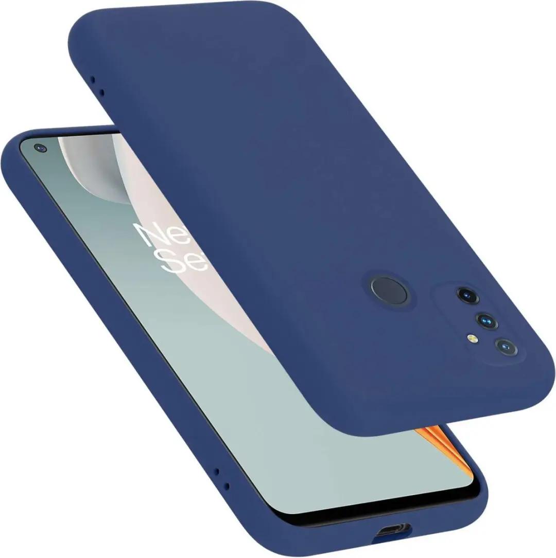 Cadorabo Hoesje geschikt voor OnePlus Nord N100 in LIQUID BLAUW
