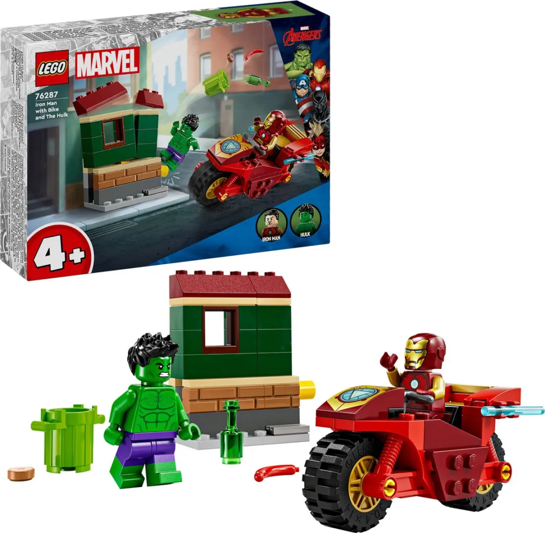 LEGO Marvel Iron Man & Hulk Set 76287 - 68 Stukken