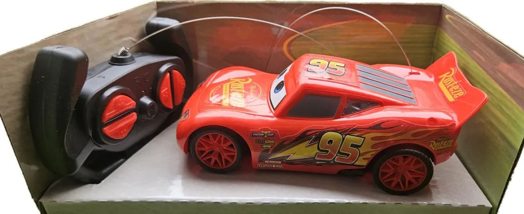 Disney Cars McQueen RC Raceauto - Rood