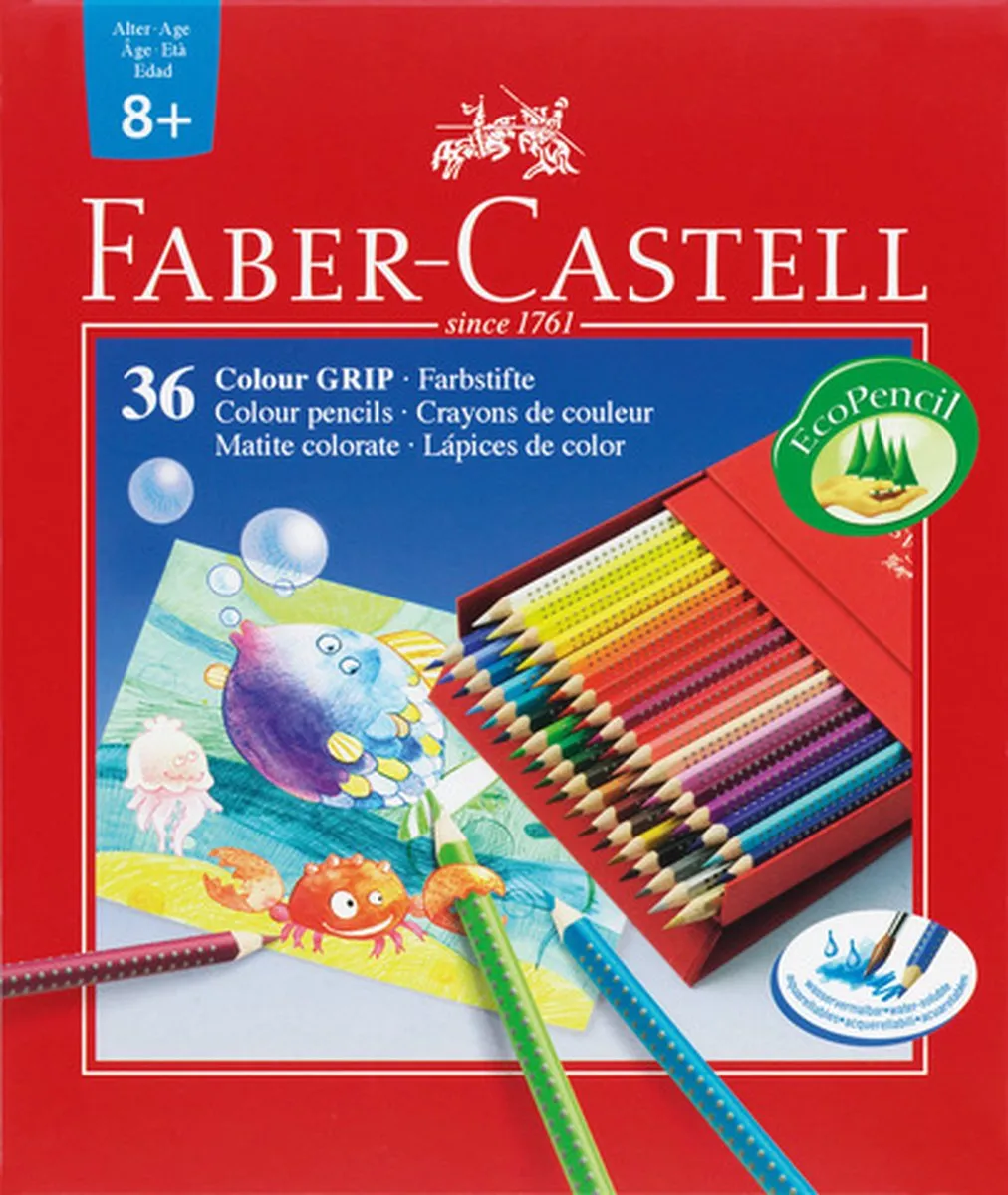 Faber-Castell GRIP Kleurpotlood - 36 Stuks Assorti
