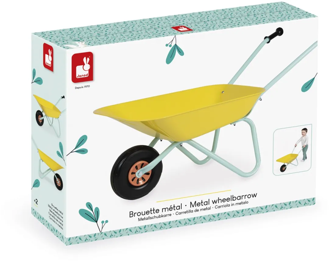 Janod Happy Garden Kruiwagen - Print